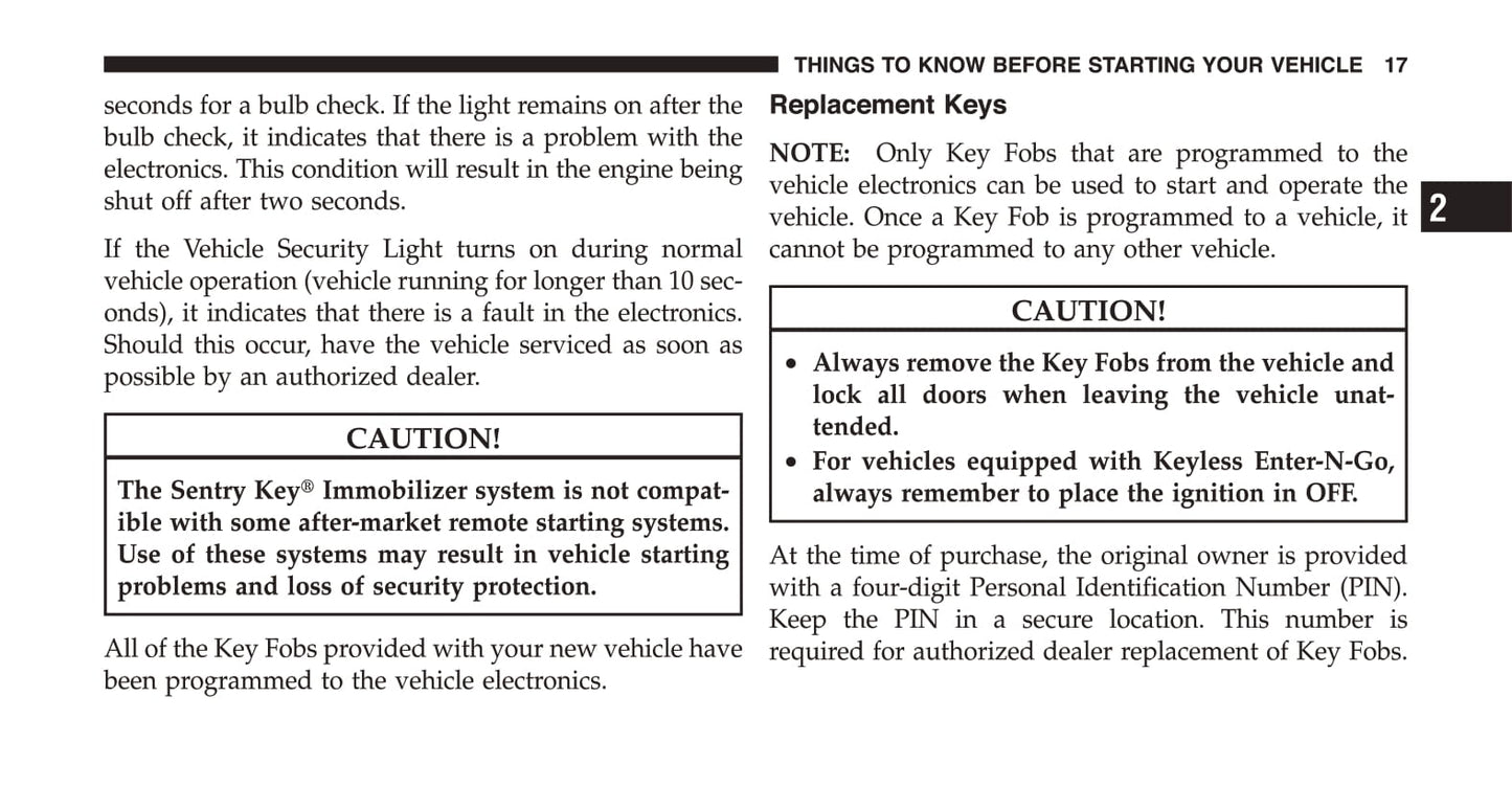 2012 Dodge Challenger SRT8 Owner's Manual | English