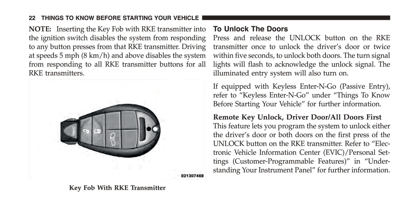 2012 Dodge Challenger SRT8 Owner's Manual | English