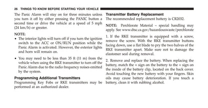 2012 Dodge Challenger SRT8 Owner's Manual | English