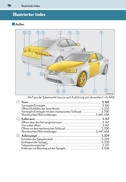 2018-2019 Lexus IS 300h Owner's Manual | German