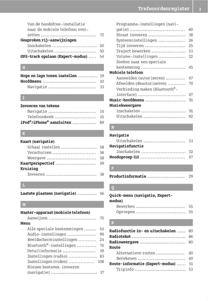 Smart Audiosysteem Navigatie/Multimedia Handleiding 2010