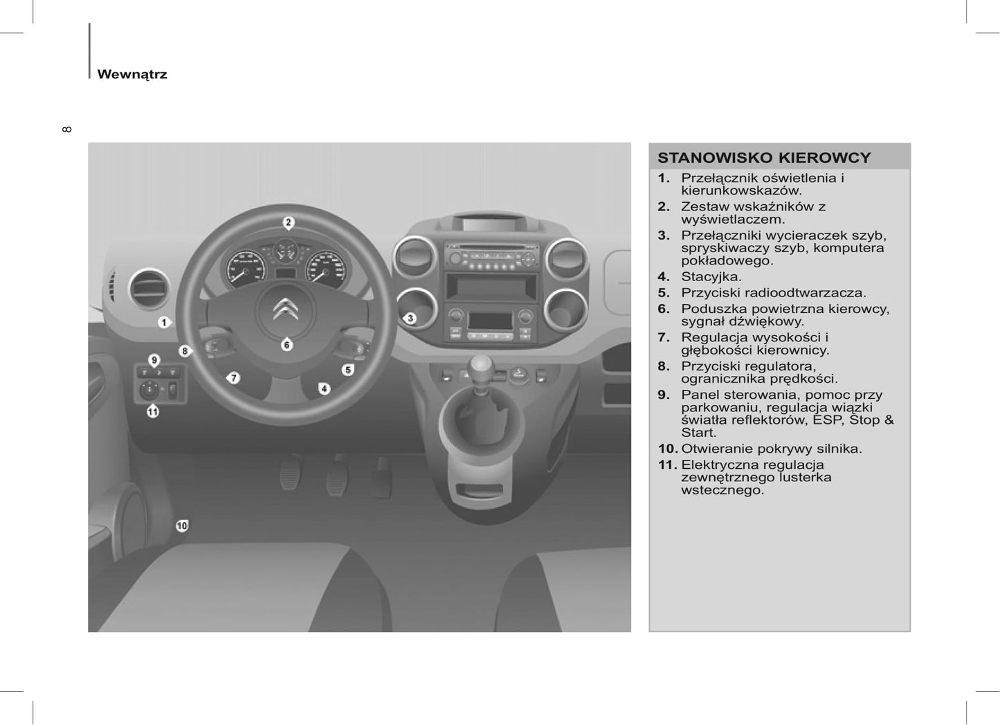 2012-2013 Citroën Berlingo Bedienungsanleitung | Polnisch