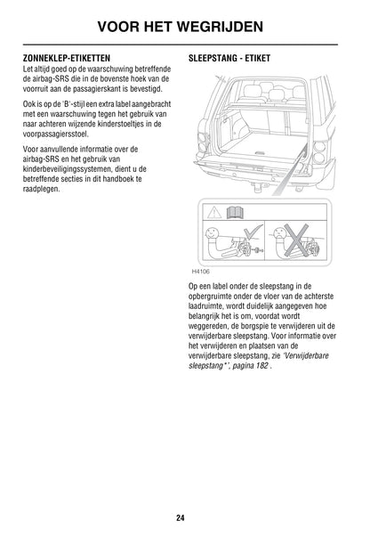 2002-2005 Land Rover Range Rover Manuel du propriétaire | Néerlandais