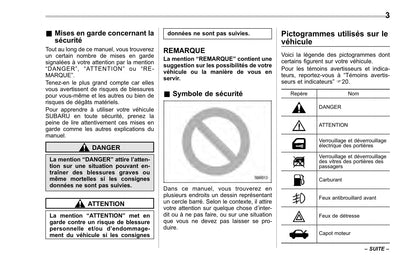 2010 Subaru Forester Owner's Manual | French