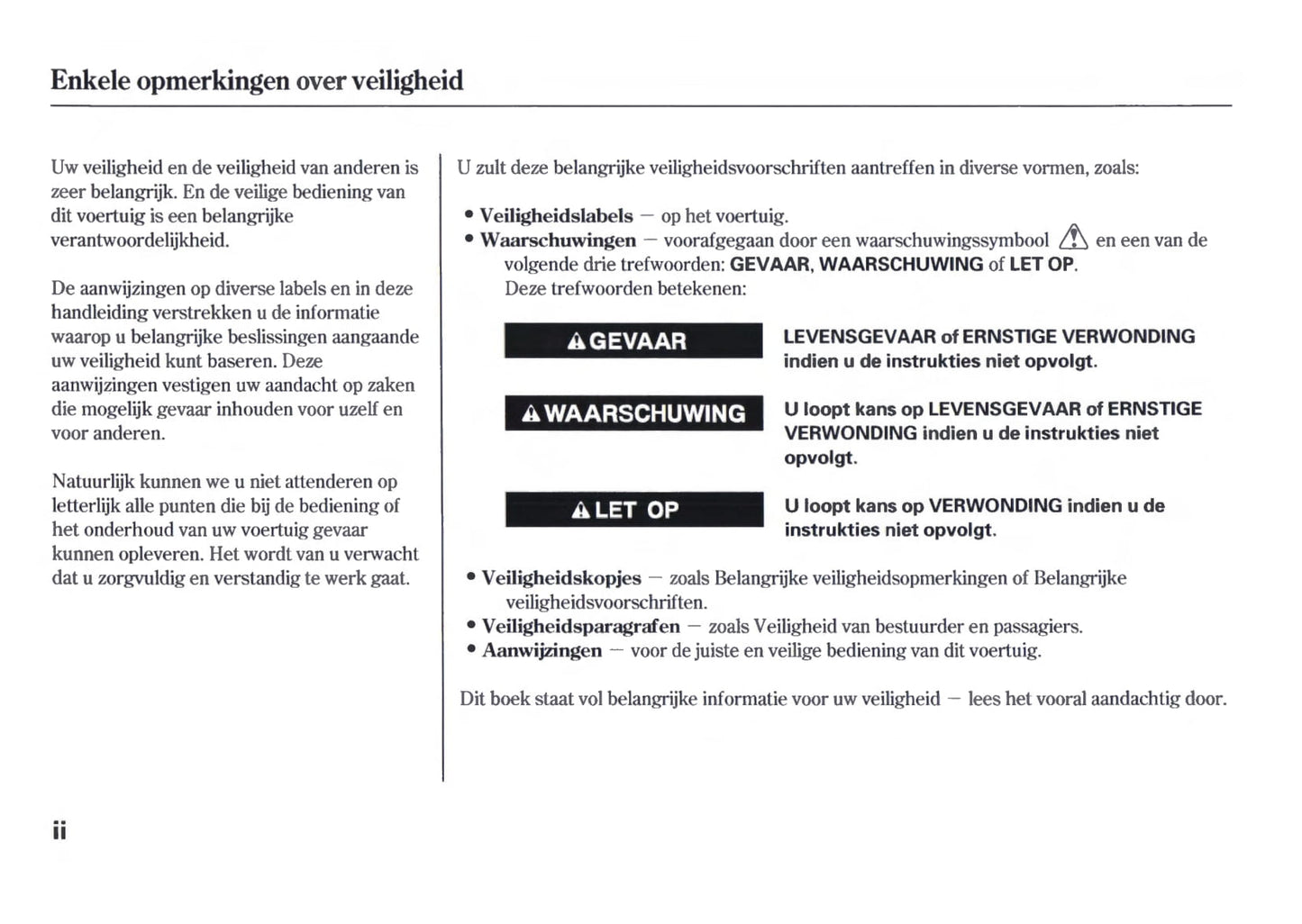 2006-2007 Honda FR-V Bedienungsanleitung | Niederländisch