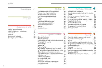 2018-2021 Citroën C4 SpaceTourer/Grand C4 SpaceTourer Owner's Manual | Portuguese