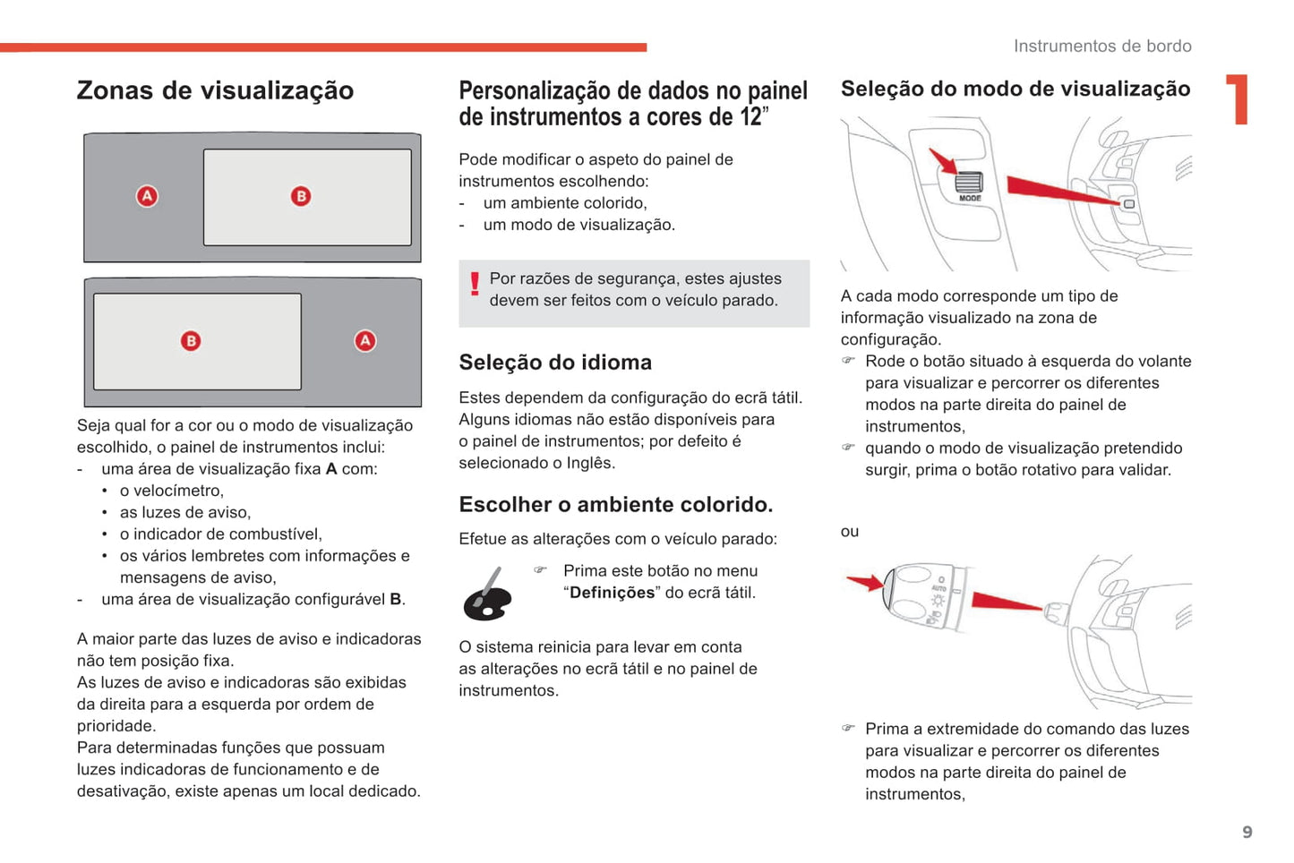 2018-2021 Citroën C4 SpaceTourer/Grand C4 SpaceTourer Owner's Manual | Portuguese