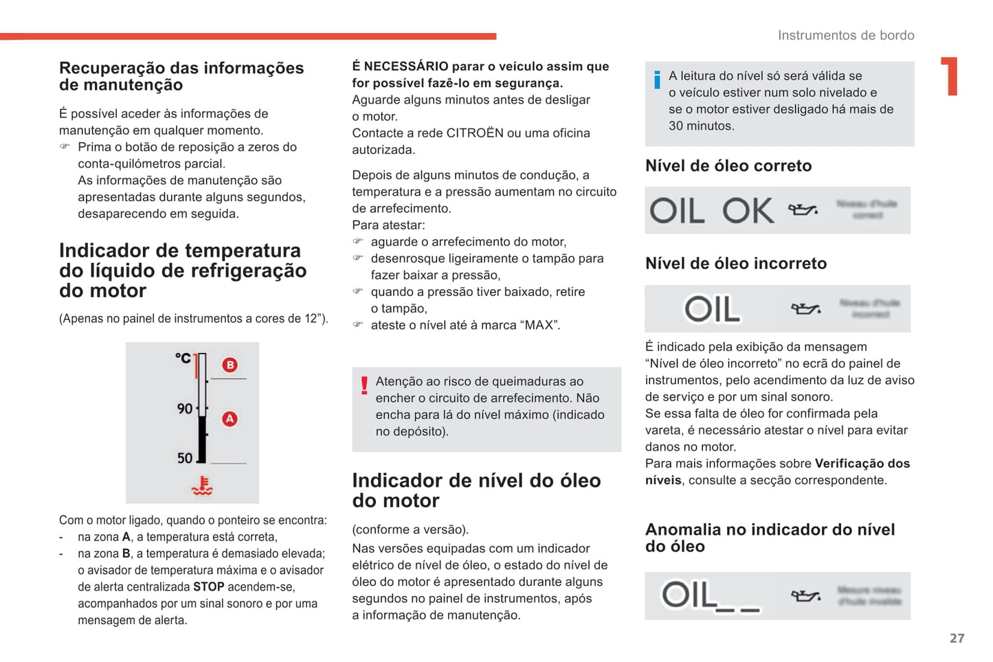 2018-2021 Citroën C4 SpaceTourer/Grand C4 SpaceTourer Owner's Manual | Portuguese