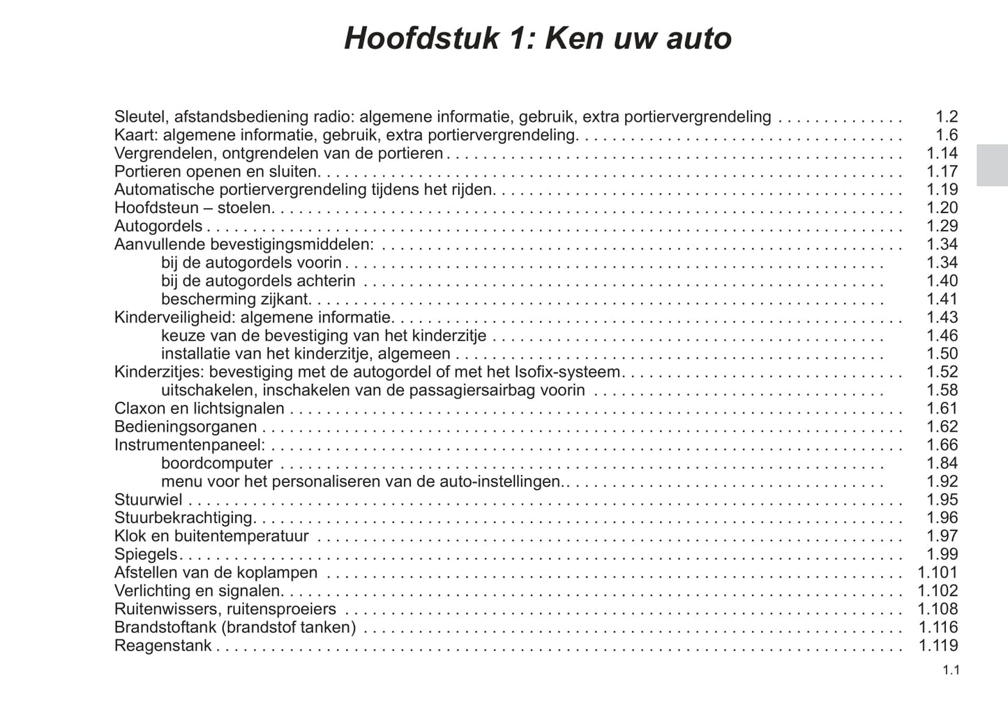 2021-2022 Renault Mégane Owner's Manual | Dutch