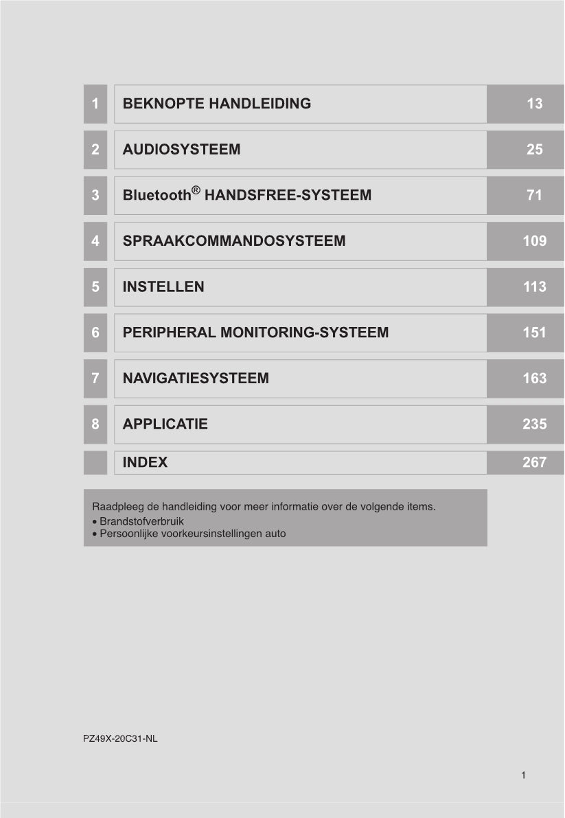 Toyota Avensis Navigatiesysteem Handleiding 2015