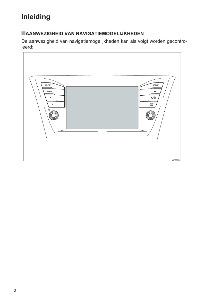 Toyota Avensis Navigatiesysteem Handleiding 2015