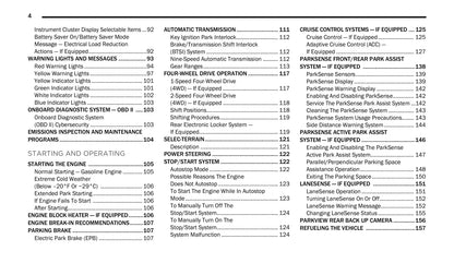 2021 Jeep Cherokee Owner's Manual | English