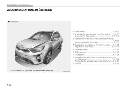 2019-2020 Kia Stonic Owner's Manual | German