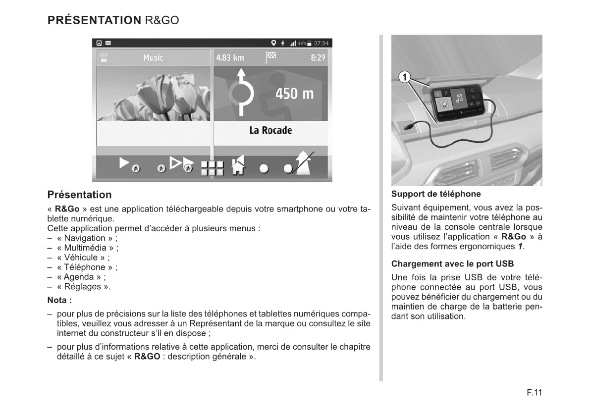 Renault Radio Connect R&Go Guide d'utilisation 2022