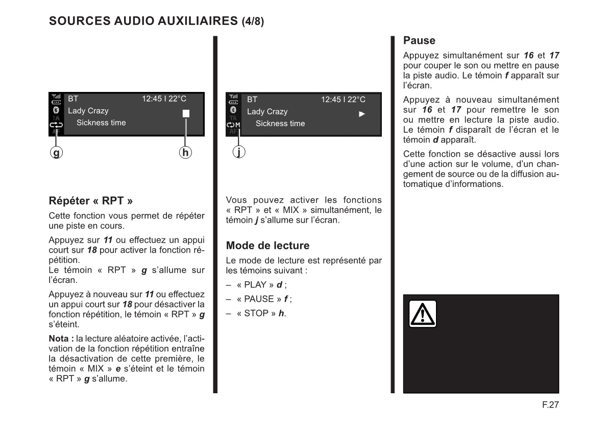 Renault Radio Connect R&Go Guide d'utilisation 2022