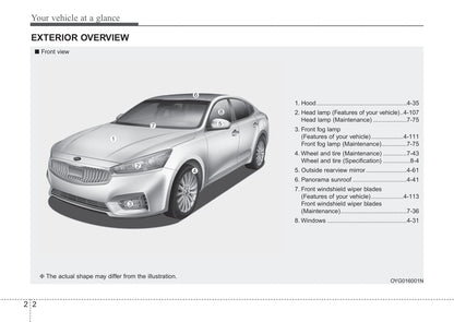 2017 Kia Cadenza Owner's Manual | English