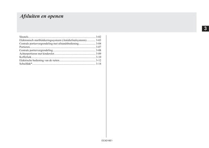 2008-2017 Mitsubishi Lancer Sportback Bedienungsanleitung | Niederländisch