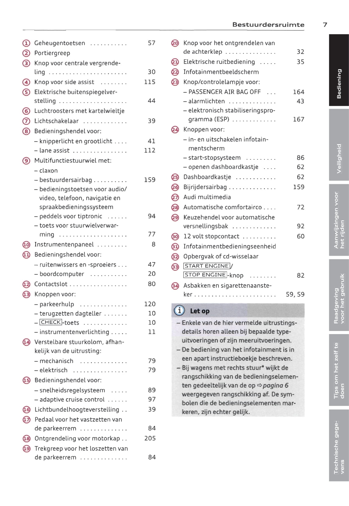 2009-2015 Audi Q7 Owner's Manual | Dutch