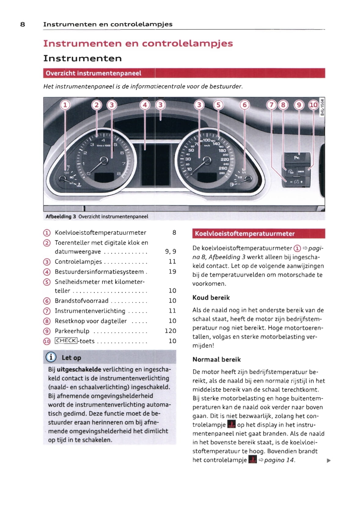 2009-2015 Audi Q7 Owner's Manual | Dutch