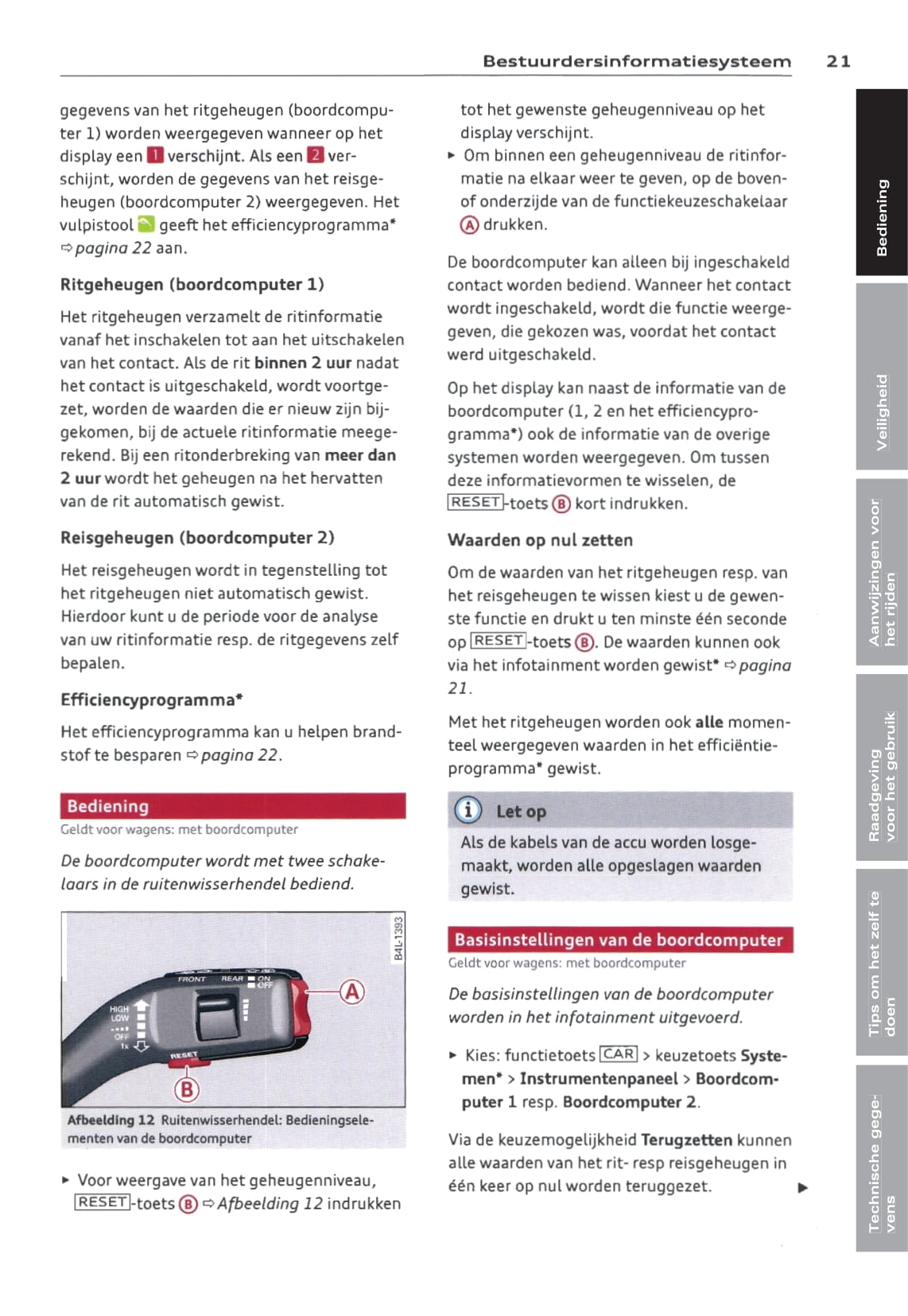 2009-2015 Audi Q7 Owner's Manual | Dutch