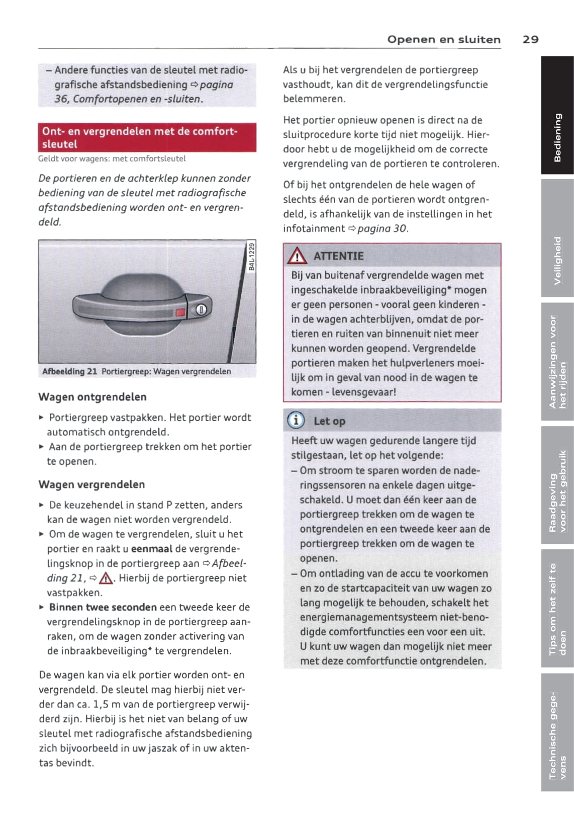 2009-2015 Audi Q7 Owner's Manual | Dutch