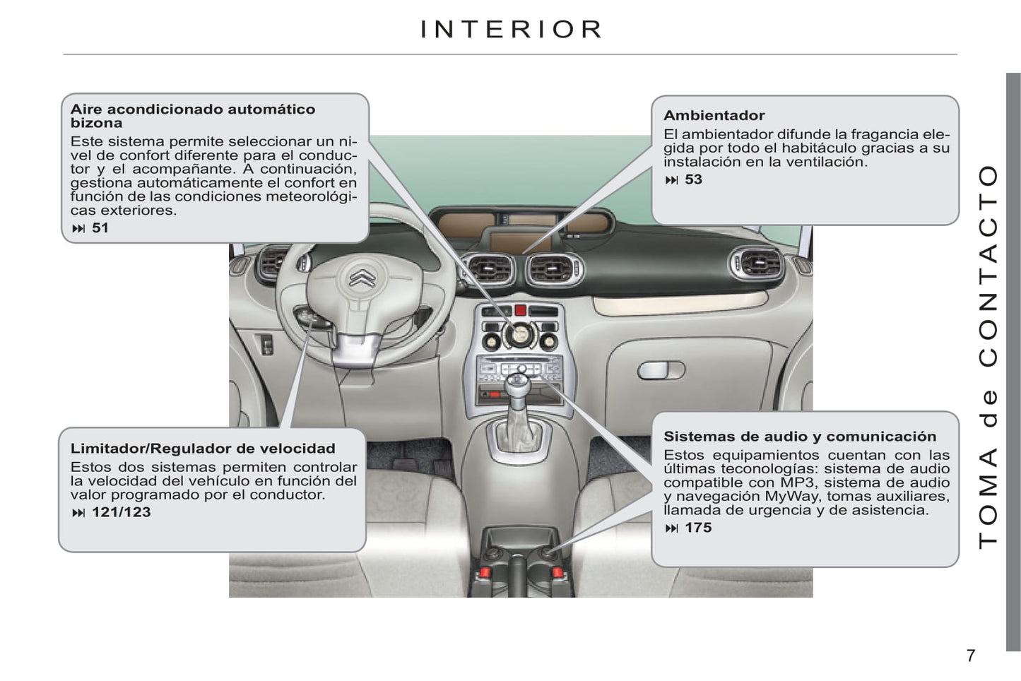 2011-2012 Citroën C3 Picasso Gebruikershandleiding | Spaans