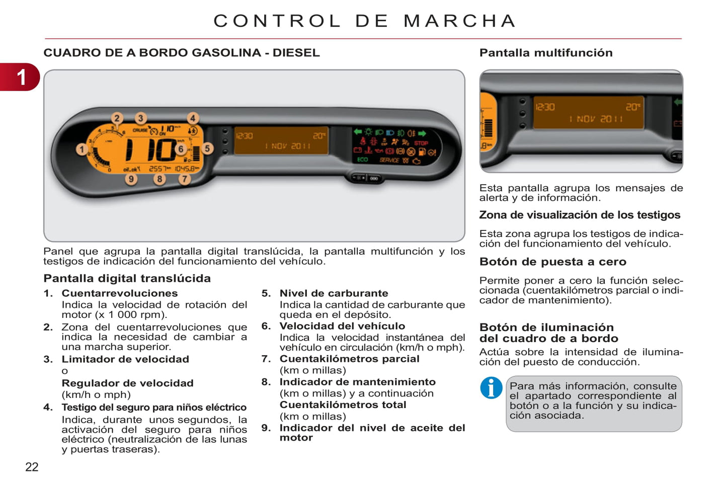 2011-2012 Citroën C3 Picasso Gebruikershandleiding | Spaans