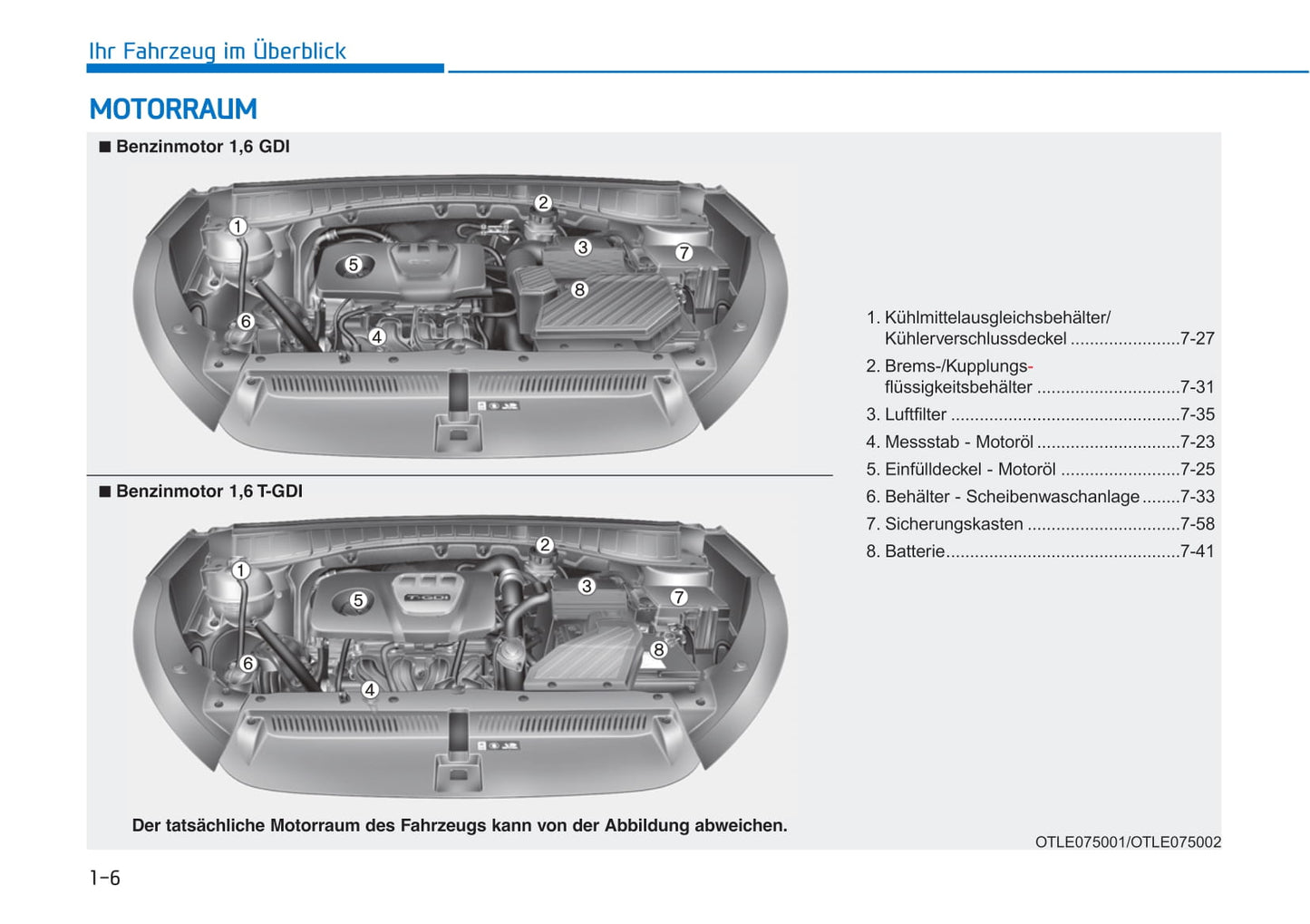 2019-2020 Hyundai Tucson Bedienungsanleitung | Deutsch