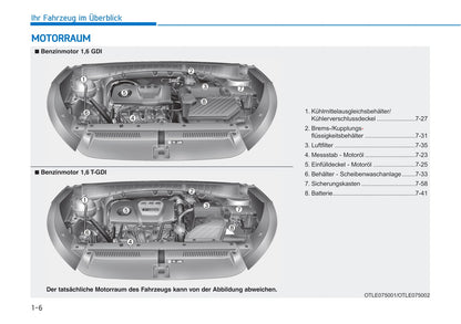 2019-2020 Hyundai Tucson Bedienungsanleitung | Deutsch