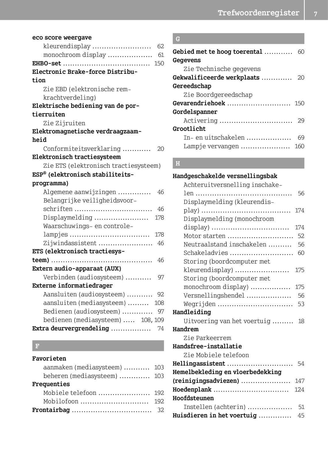 2014-2019 Smart Forfour Bedienungsanleitung | Niederländisch