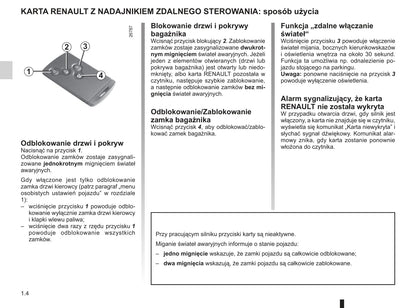 2010-2011 Renault Mégane Owner's Manual | Polish