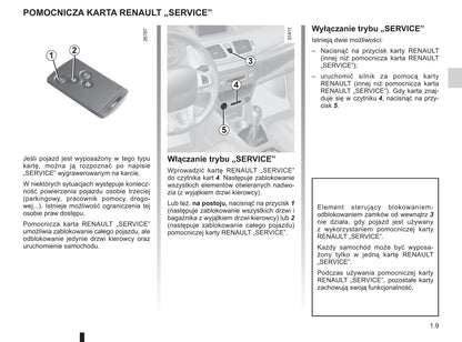 2010-2011 Renault Mégane Owner's Manual | Polish