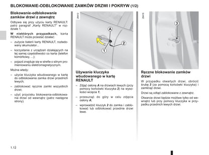 2010-2011 Renault Mégane Owner's Manual | Polish