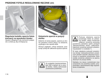 2010-2011 Renault Mégane Owner's Manual | Polish