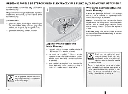 2010-2011 Renault Mégane Owner's Manual | Polish