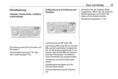 2015-2016 Opel Antara Gebruikershandleiding | Duits