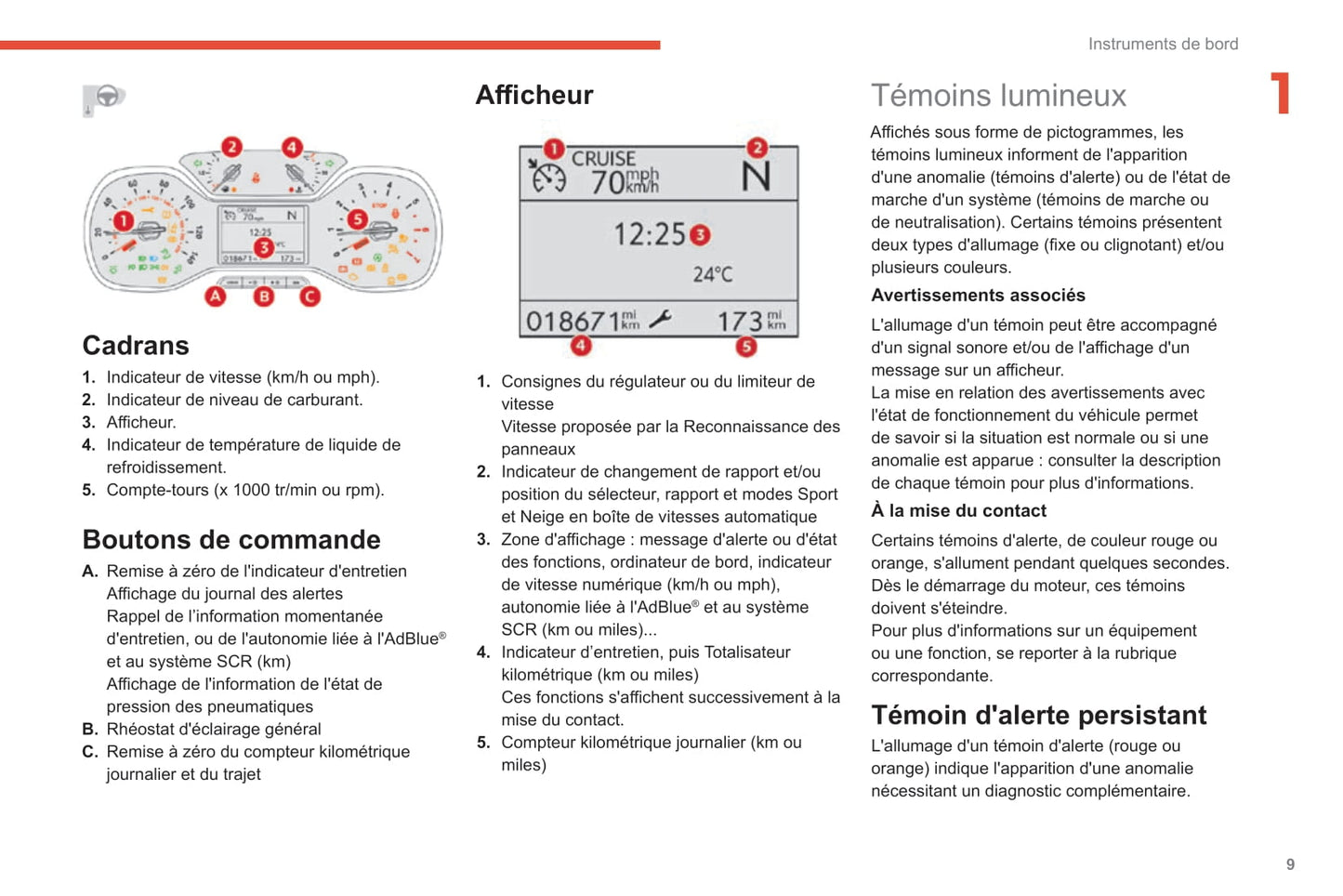 2019-2021 Citroën C3 Aircross Owner's Manual | French