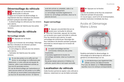 2019-2021 Citroën C3 Aircross Owner's Manual | French