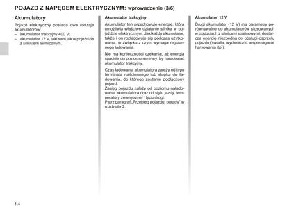 2019-2020 Renault Kangoo Z.E. Owner's Manual | Polish