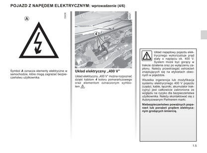 2019-2020 Renault Kangoo Z.E. Owner's Manual | Polish