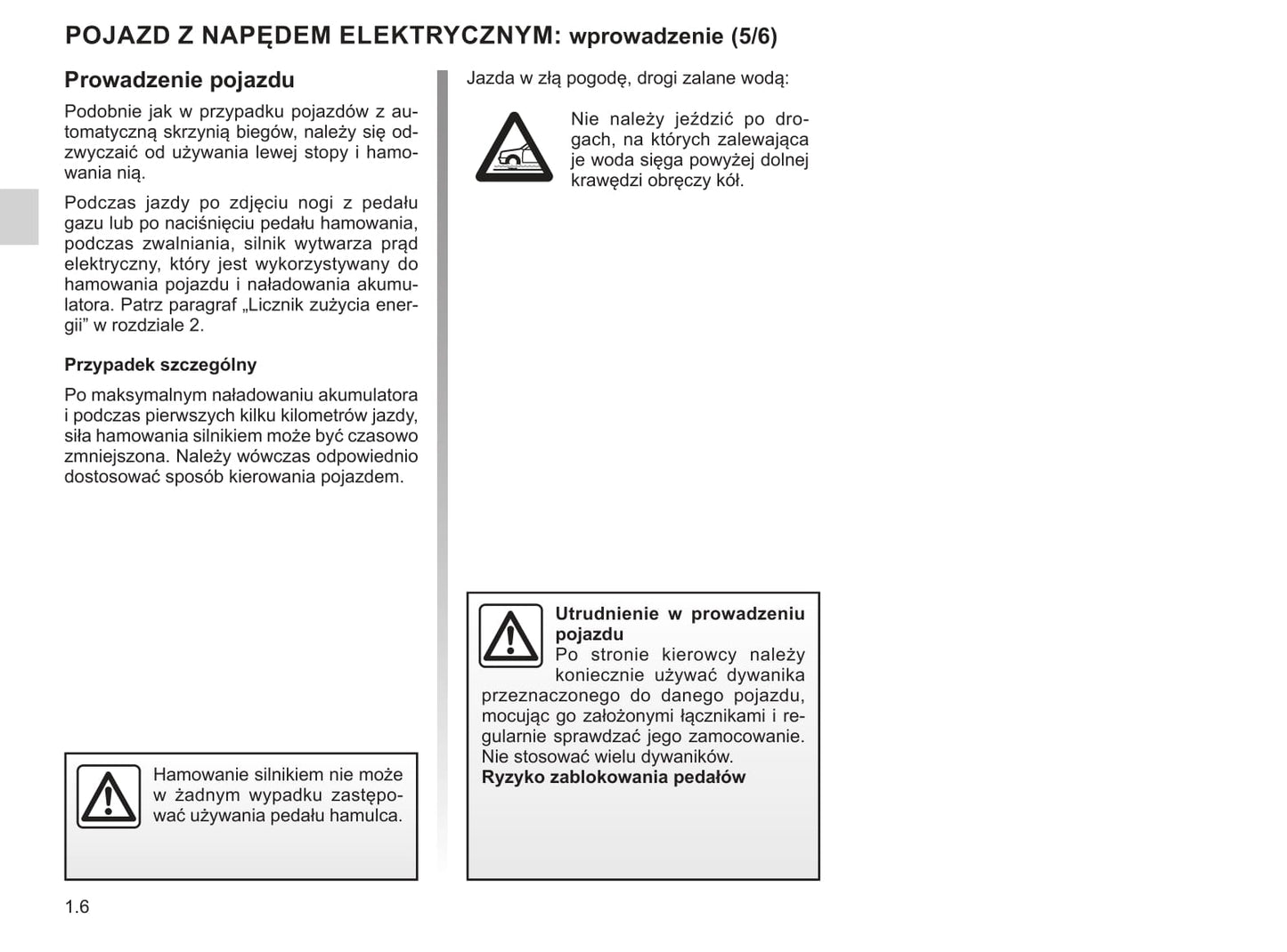 2019-2020 Renault Kangoo Z.E. Owner's Manual | Polish