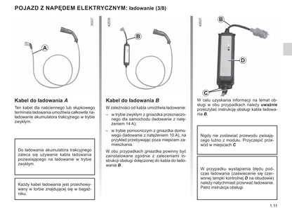 2019-2020 Renault Kangoo Z.E. Owner's Manual | Polish