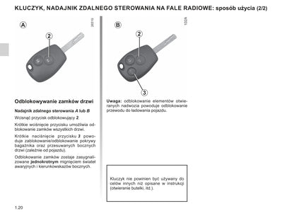 2019-2020 Renault Kangoo Z.E. Owner's Manual | Polish