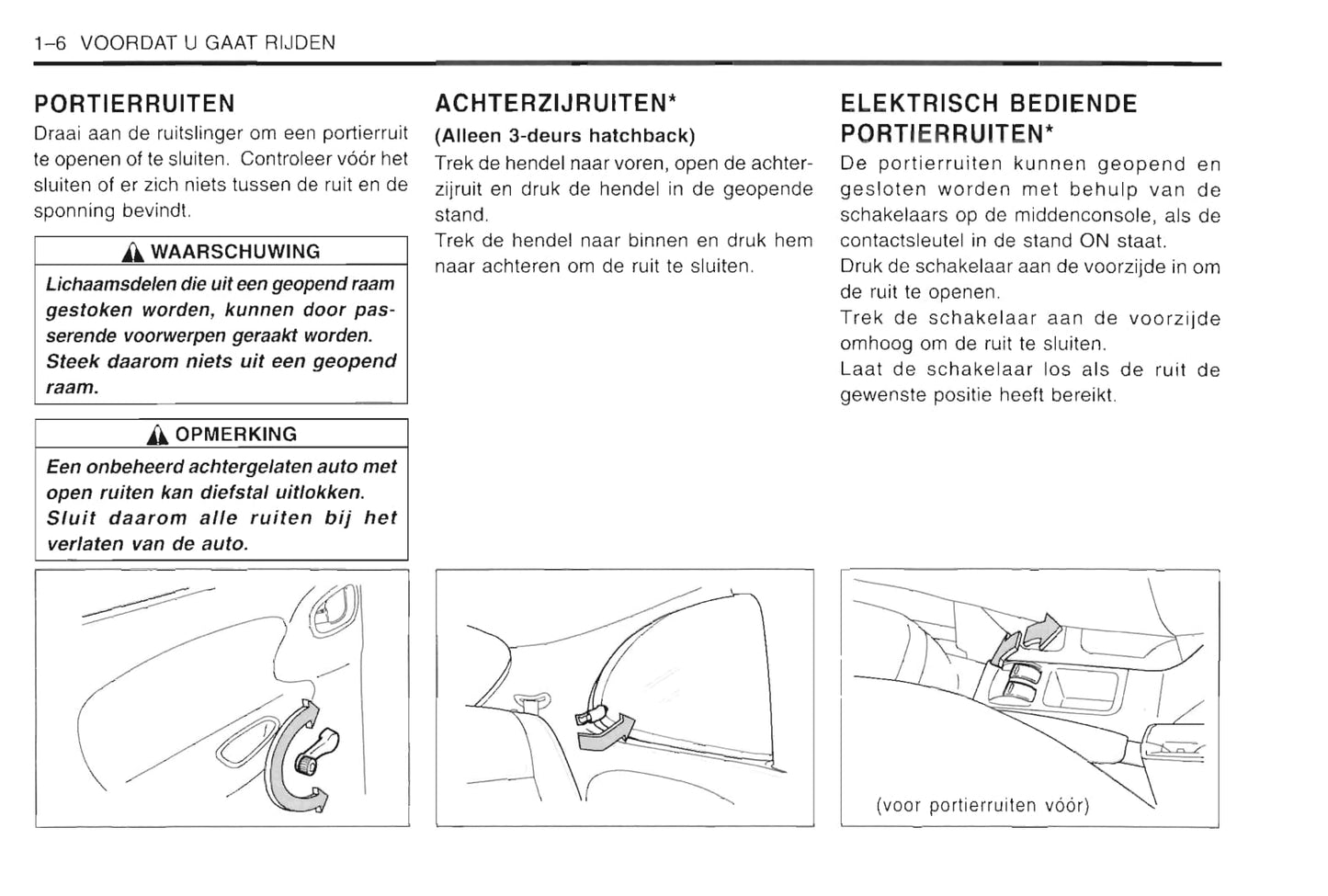 1997-2003 Daewoo Lanos Gebruikershandleiding | Nederlands