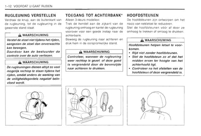 1997-2003 Daewoo Lanos Gebruikershandleiding | Nederlands