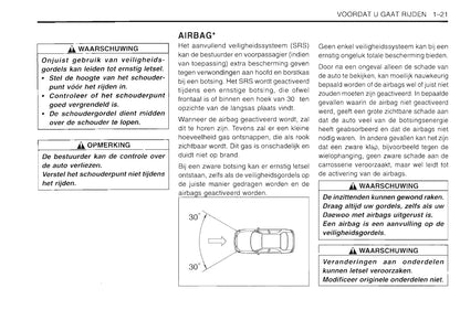 1997-2003 Daewoo Lanos Gebruikershandleiding | Nederlands