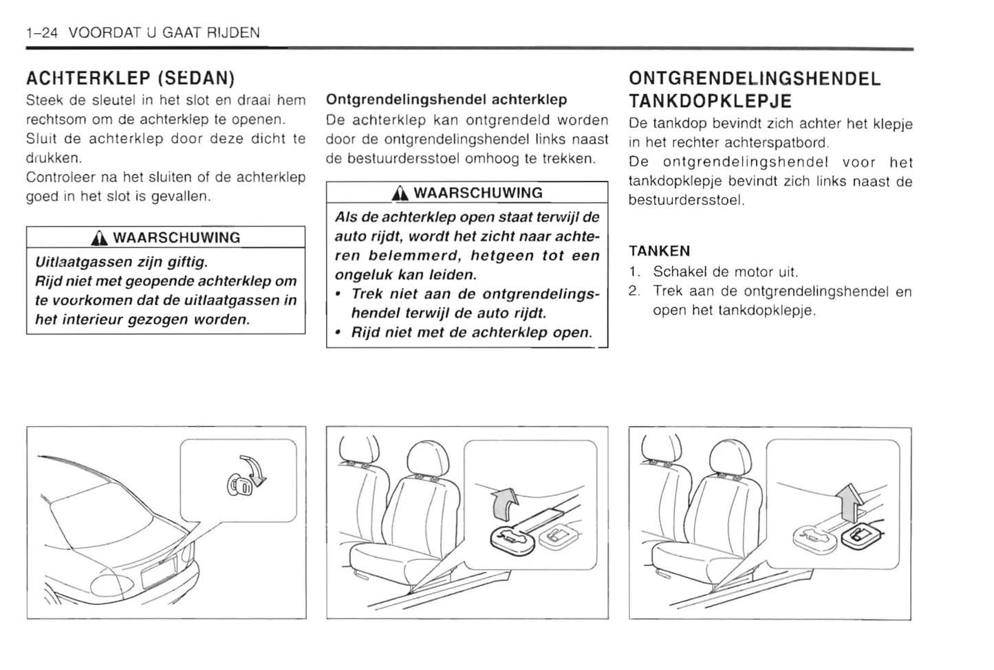 1997-2003 Daewoo Lanos Gebruikershandleiding | Nederlands