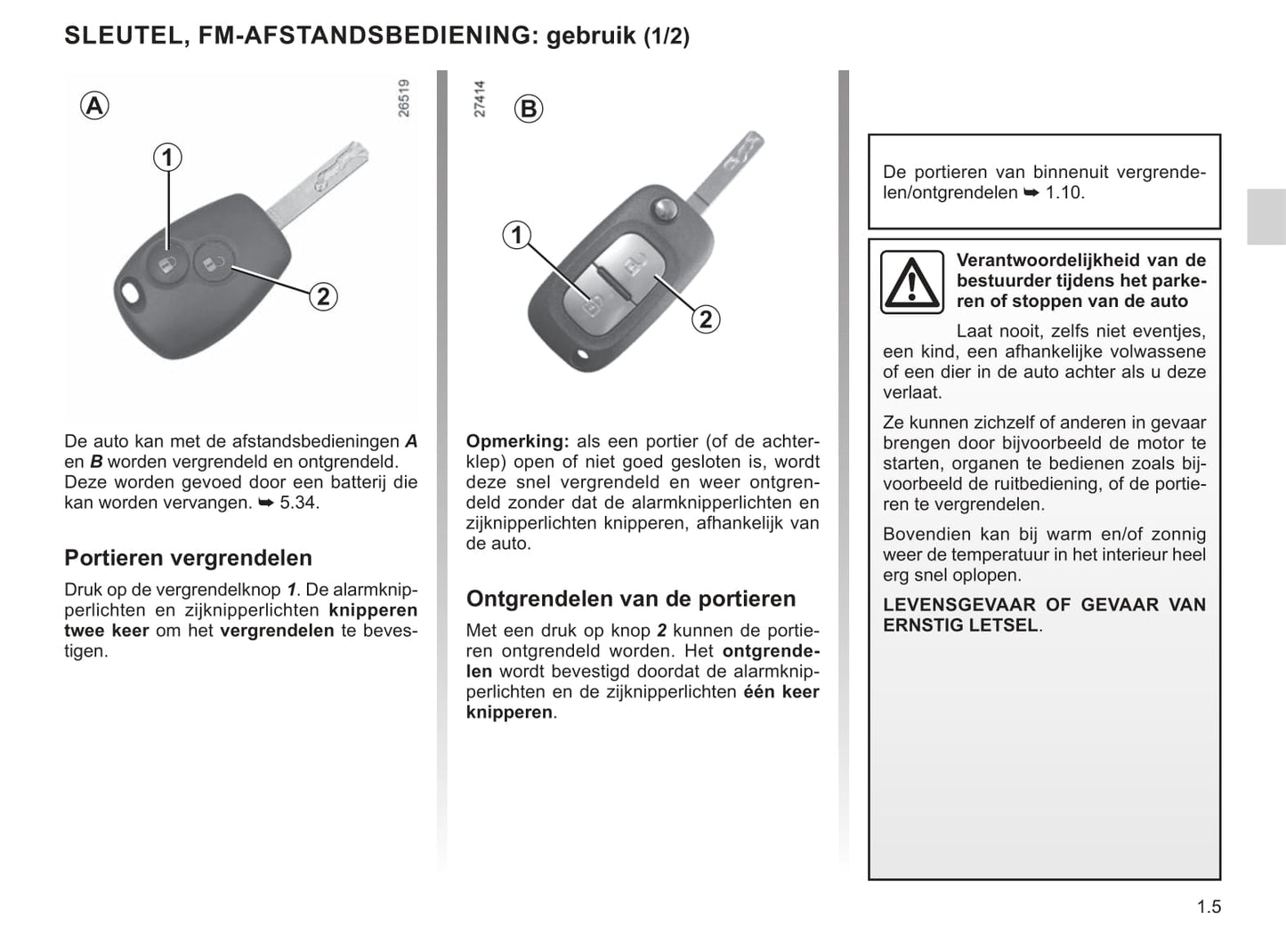 2021-2022 Renault Master Owner's Manual | Dutch