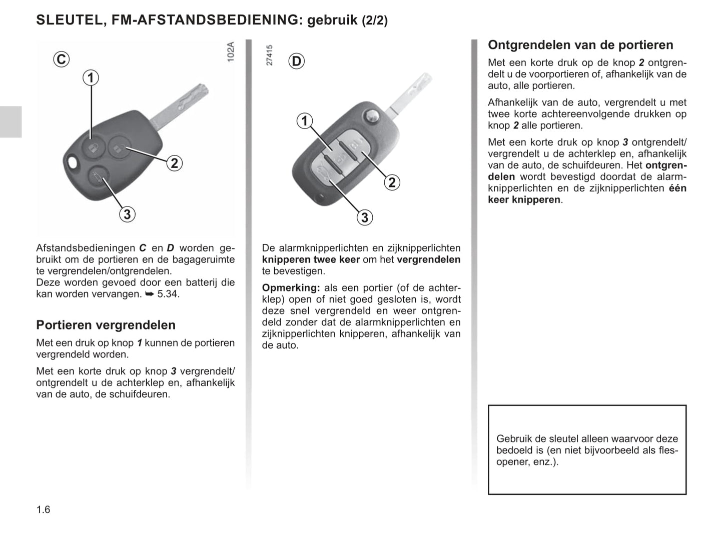 2021-2022 Renault Master Owner's Manual | Dutch