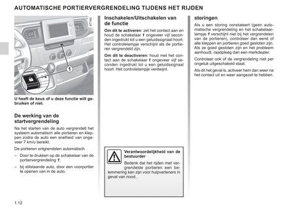 2021-2022 Renault Master Owner's Manual | Dutch